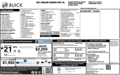 2021 Buick Enclave Essence