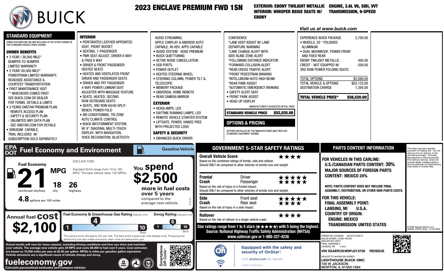 2023 Buick Enclave Premium Group