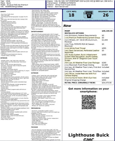 2018 Buick Enclave Premium Group