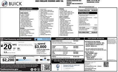 2023 Buick Enclave Essence