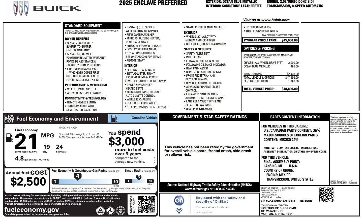 2025 Buick Enclave Preferred