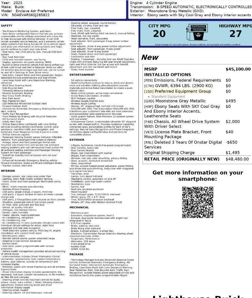 2025 Buick Enclave Preferred