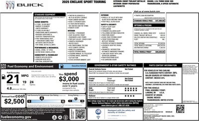 2025 Buick Enclave Sport Touring