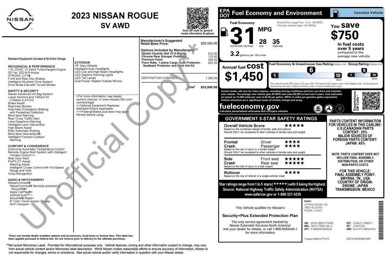 2023 Nissan Rogue SV