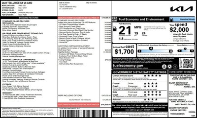 2022 Kia Telluride SX