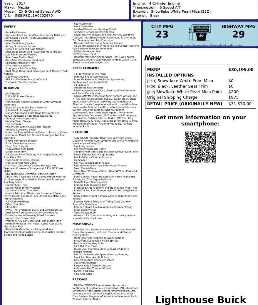 2017 Mazda Mazda CX-5 Grand Select
