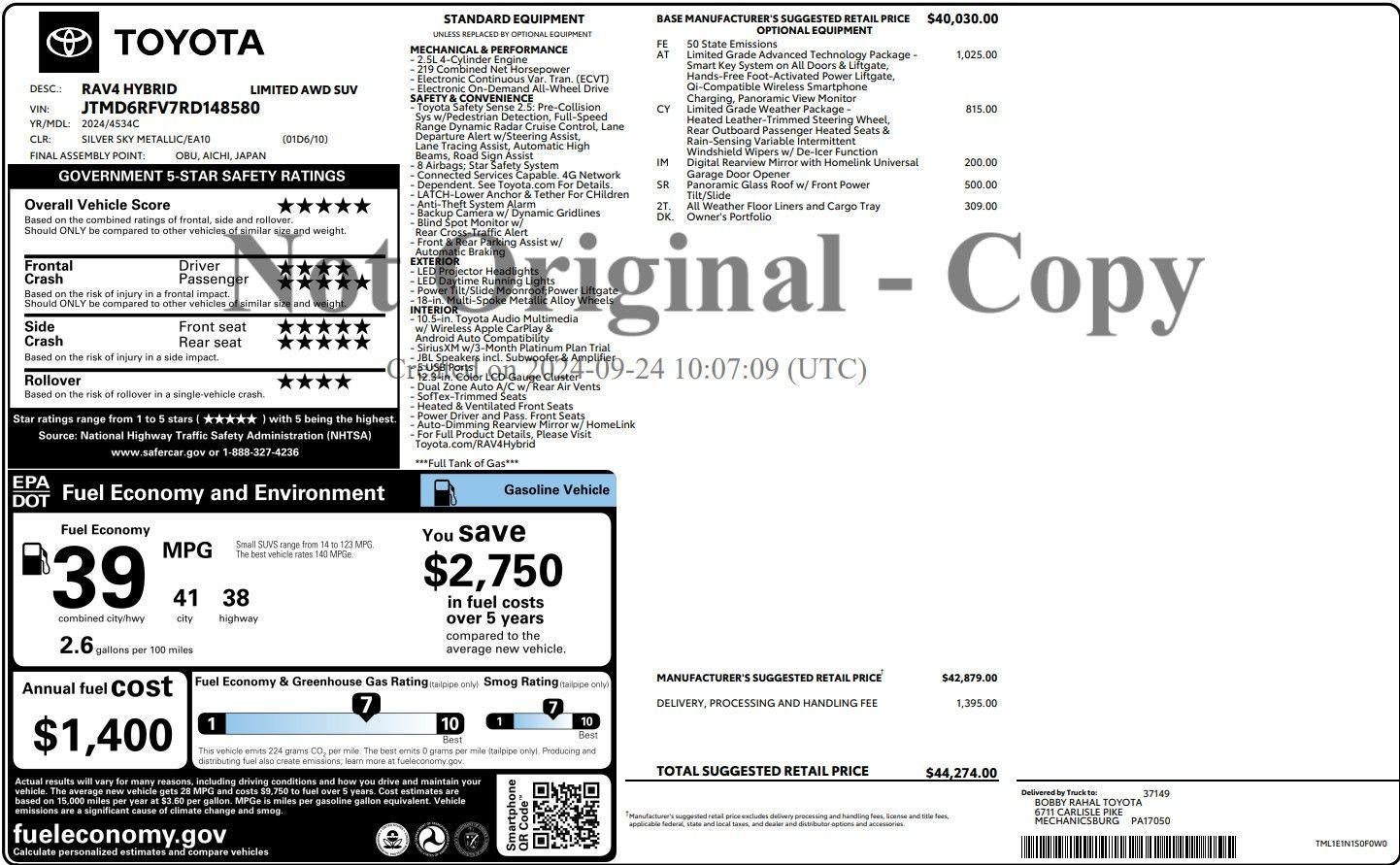 2024 Toyota RAV4 Limited