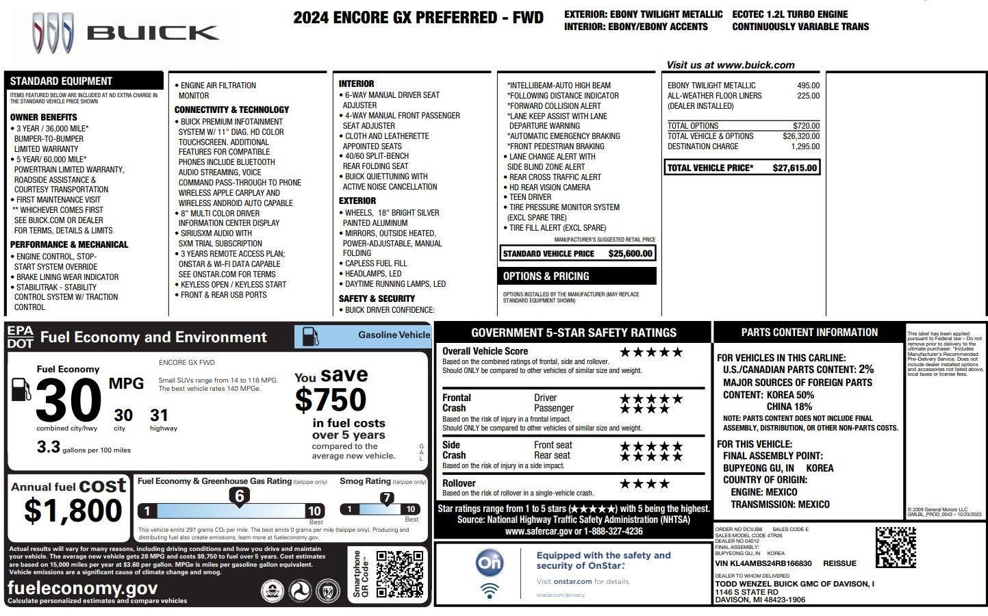 2024 Buick Encore GX Preferred