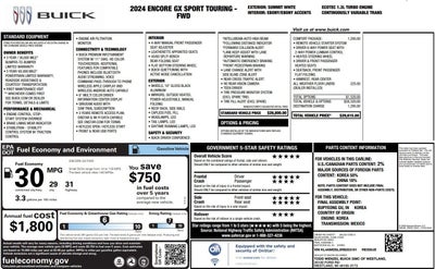 2024 Buick Encore GX Sport Touring