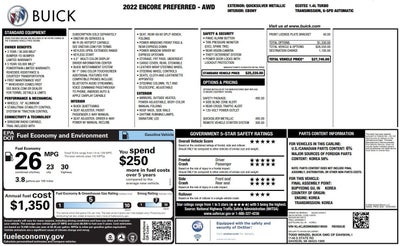 2022 Buick Encore Preferred