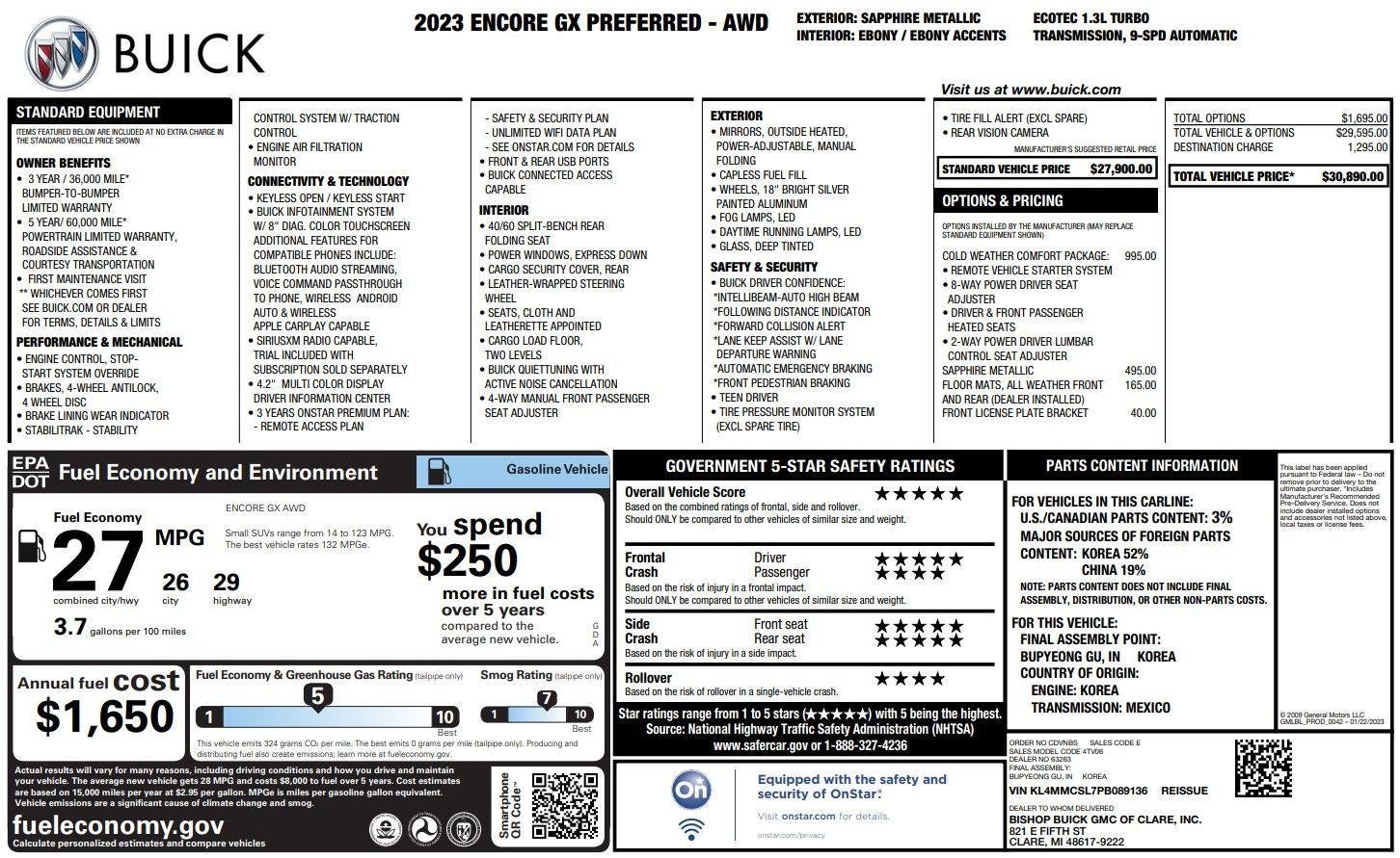 2023 Buick Encore GX Preferred