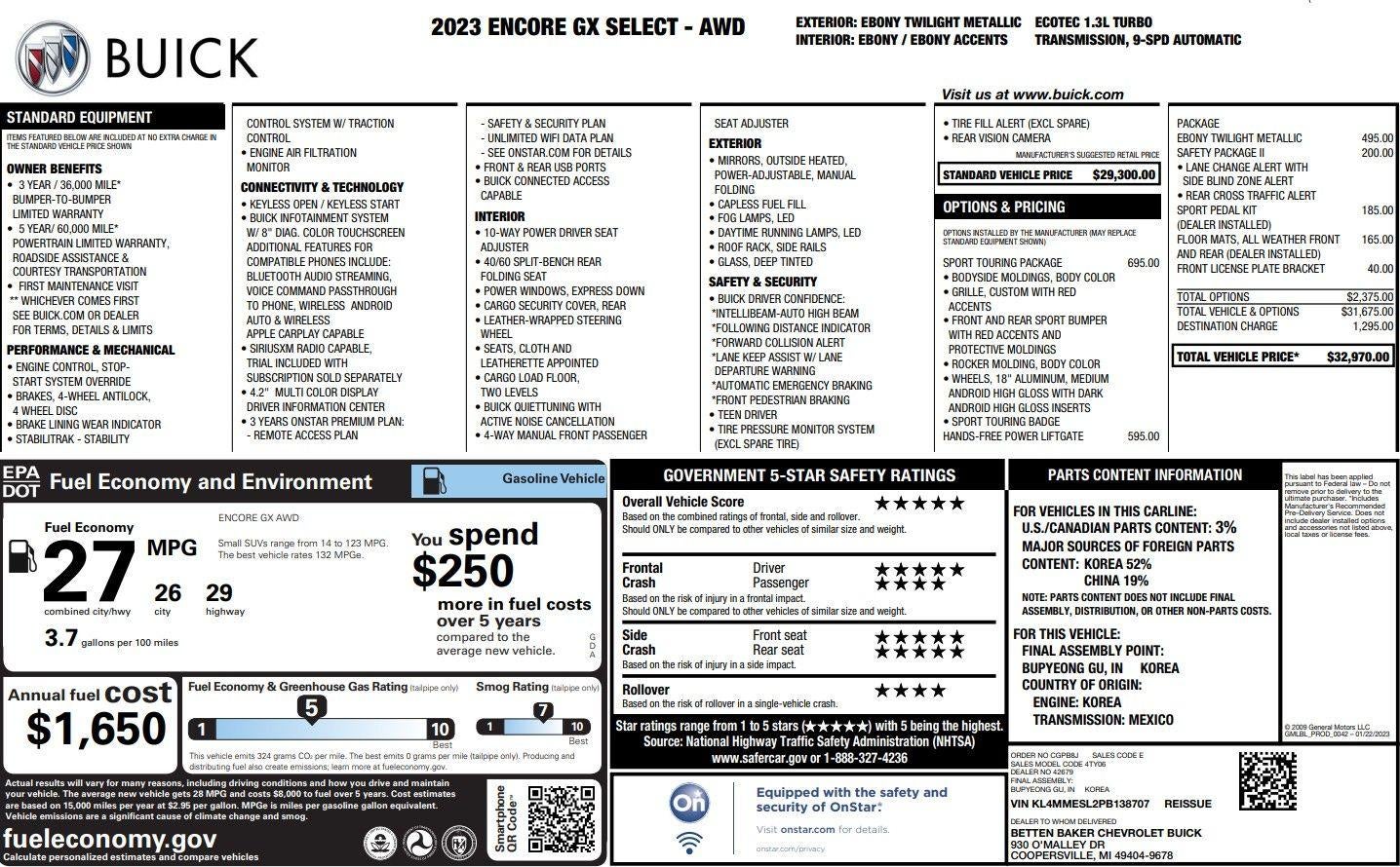 2023 Buick Encore GX Select