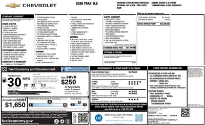 2026 Chevrolet Trax LS