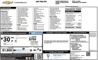 2024 Chevrolet Trax 2RS