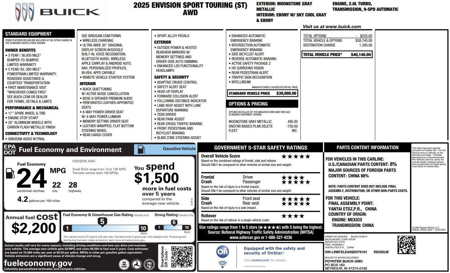 2025 Buick Envision Sport Touring