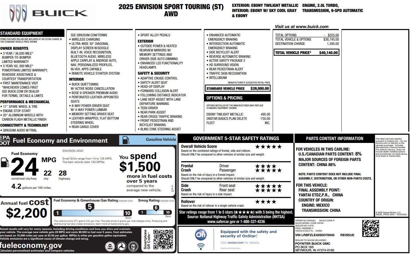 2025 Buick Envision Sport Touring
