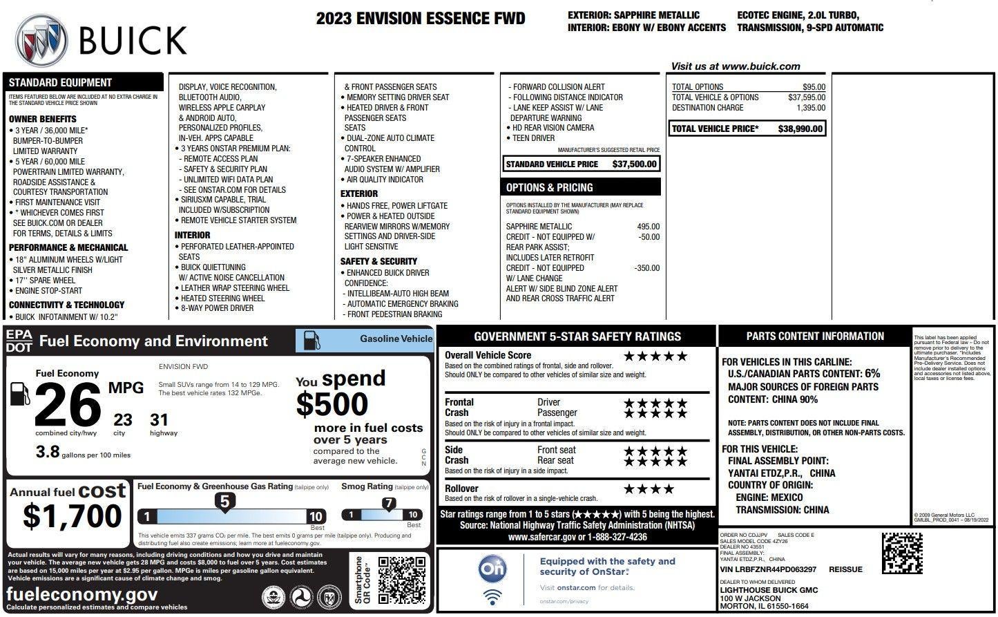 2023 Buick Envision Essence