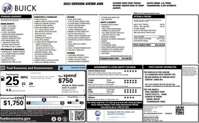 2023 Buick Envision Avenir