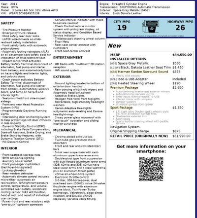 2011 BMW 3 Series 335i xDrive