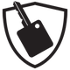 GMC Protection Gap Coverage Logo with a Car Key Icon - Lighthouse Buick GMC in Morton IL