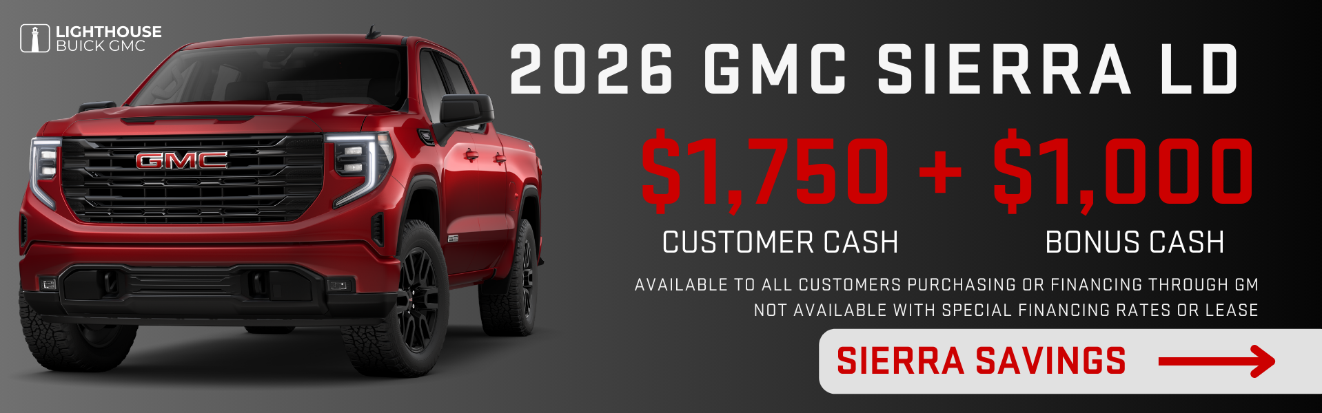2026 GMC Sierra Incentive Enhancement
